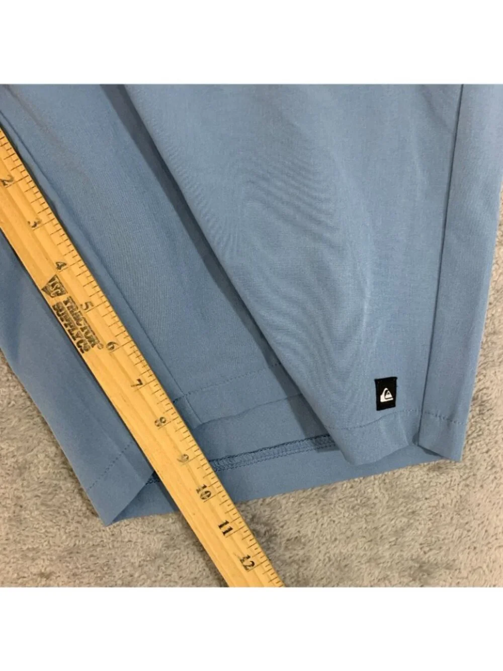 Quiksilver Men's Hybrid Shorts 34 Light Blue Polyester Blend